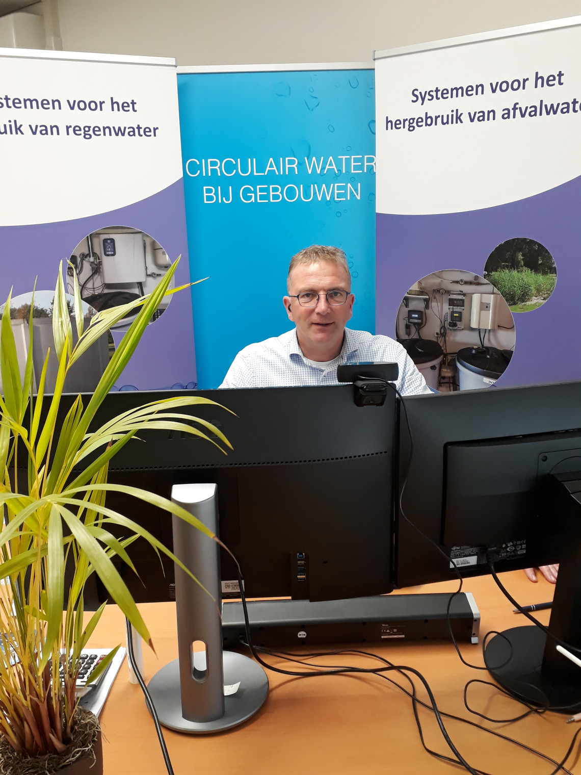 Online training over regenwatersystemen