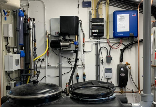 Regenwatersysteem en grijswatersysteem