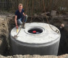 Regenwatertank 6000 liter bij een woning