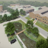 Render Gemeentewerf en Milieustraat Roden