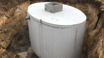 Regenwatertank van 20.000 liter