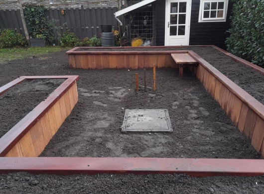 Regenwater centraal in de tuin