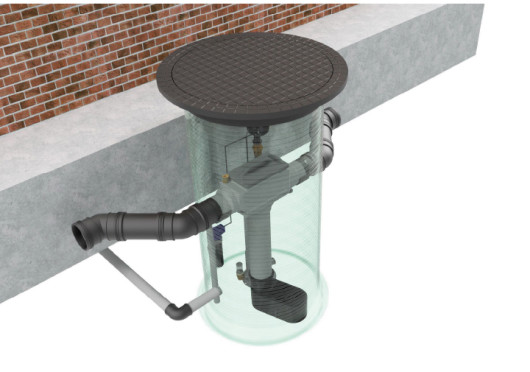 Techniekput voor waterzak