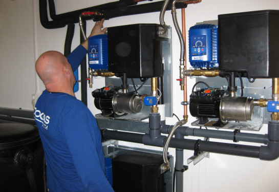 Pompen regenwatersysteem Waterschap Zuiderzeeland in Lelystad