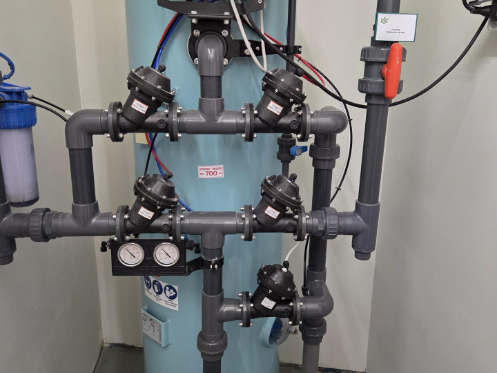 Actief koolfilter OLVG-lab gebouw